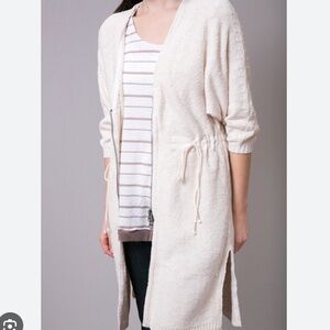Free People Soul Sister Cardi Cream Size M